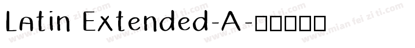 Latin Extended-A字体转换